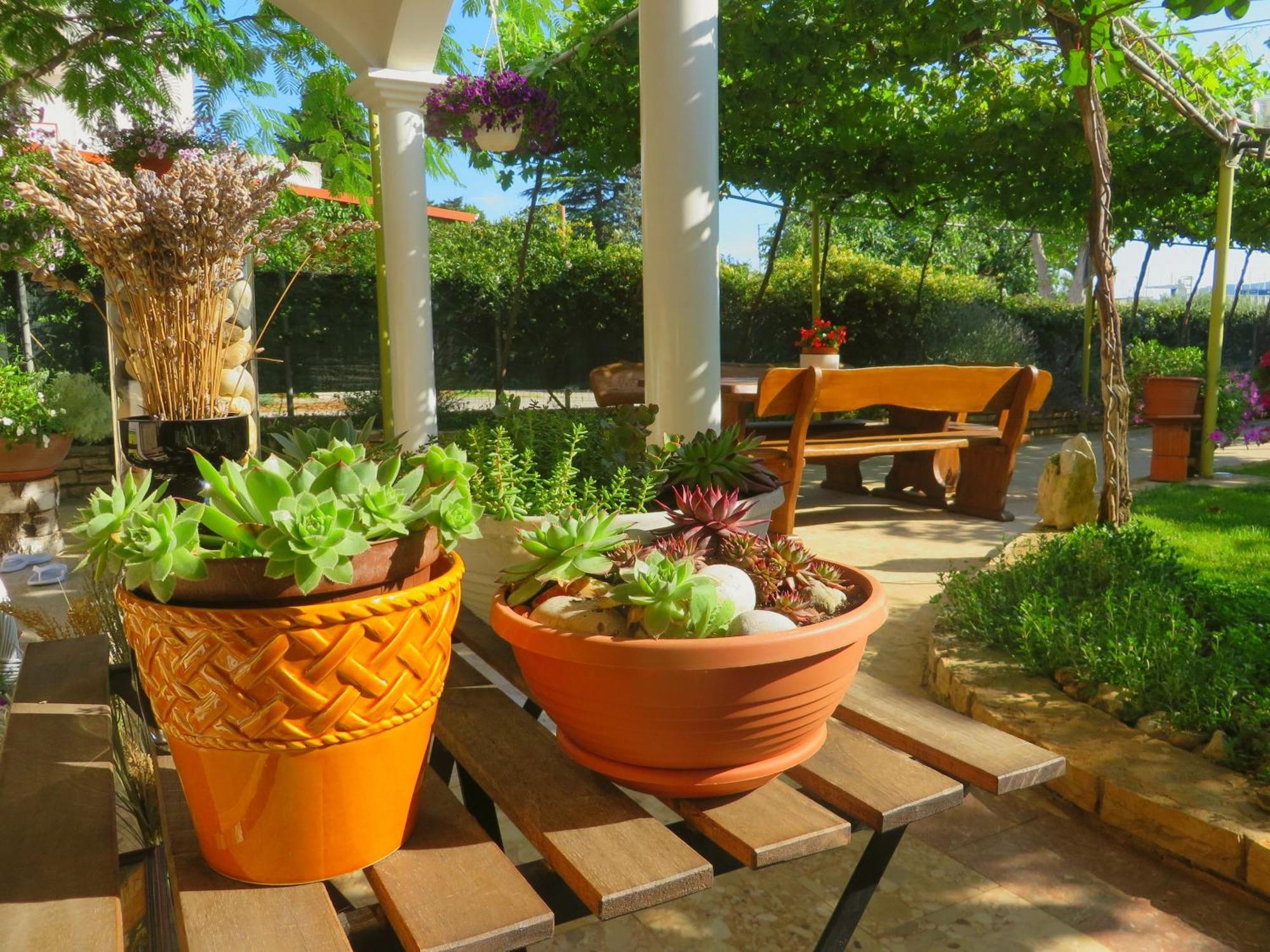 Beach Apartments Roza - The Garden Apartment Biograd Na Moru Dış mekan fotoğraf